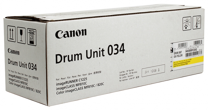 Скупка картриджей drum C-EXV034 Y 9455B001 в Химках